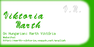 viktoria marth business card